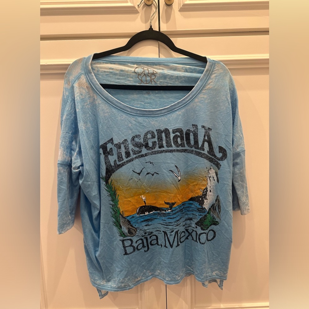 Chaser Medium Blue Ensenada Baja Mexico Top. 💙⚡️